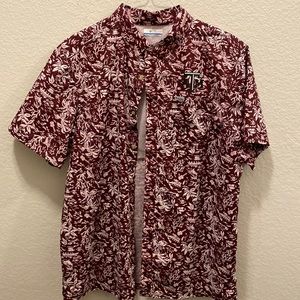 Texas A&M Columbia fishing shirt medium